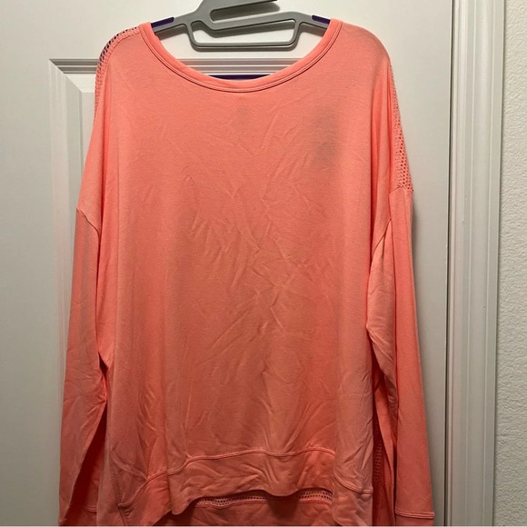 Avia Long Sleeve Athleisure Top w/Full Mesh Back - Size XXL - NWT - Picture 6 of 6